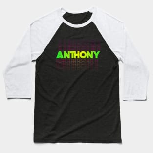 Anthony gift idea for boys men first given name Anthony Baseball T-Shirt